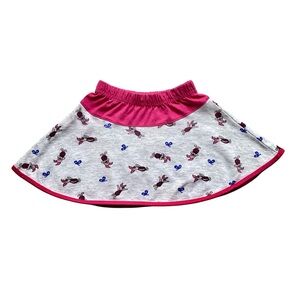 Vintage Y2K Winnie the Pooh Pink Piglet 4T Jersey Skirt